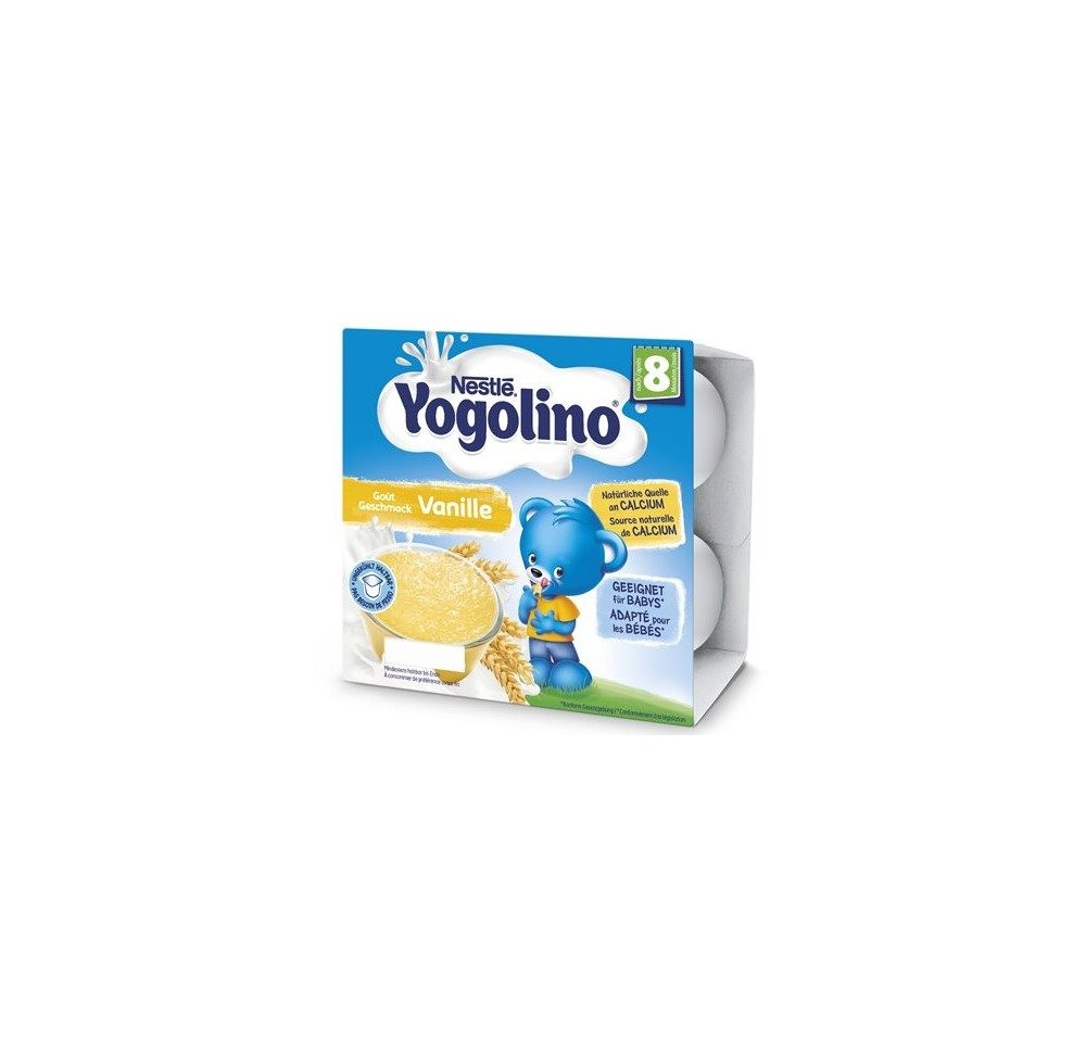 NESTLE Yogolino vanille 8m 4 x 100 g NESTLE Yogolino vanille 8m 4 x 100 g
