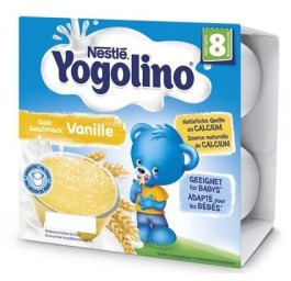 NESTLE Yogolino vanille 8m 4 x 100 g