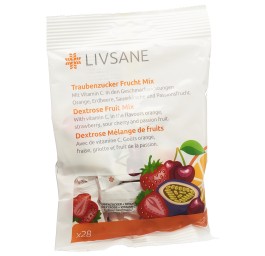 LIVSANE sucre de raisin mélange fruits sach 28 pce