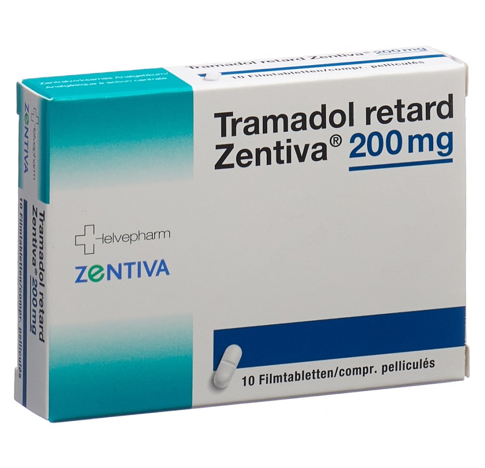 TRAMADOL retard Zentiva 200 mg 10 pce TRAMADOL retard Zentiva 200 mg 10 pce