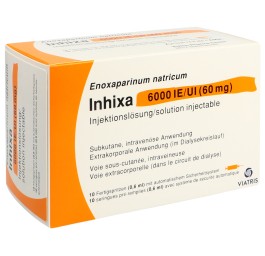 INHIXA sol inj 60 mg/0.6ml 10 ser pré 0.6 ml