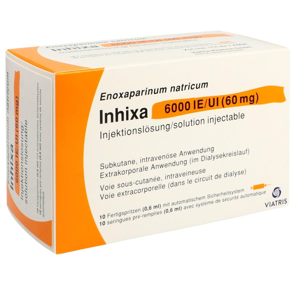 INHIXA sol inj 60 mg/0.6ml 10 ser pré 0.6 ml