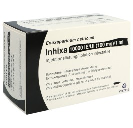 INHIXA sol inj 100 mg/ml 10 ser pré 1 ml