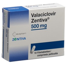 VALACICLOVIR Zentiva cpr pell 500 mg 10 pce