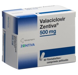 VALACICLOVIR Zentiva cpr pell 500 mg 30 pce