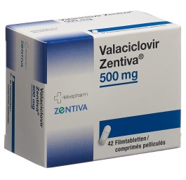 VALACICLOVIR Zentiva cpr pell 500 mg 42 pce