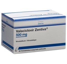 VALACICLOVIR Zentiva cpr pell 500 mg 90 pce