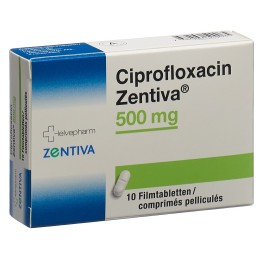 CIPROFLOXACIN Zentiva cpr pell 500 mg 10 pce