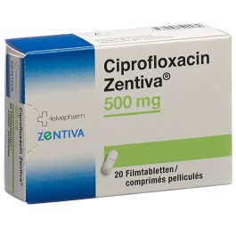 CIPROFLOXACIN Zentiva cpr pell 500 mg 20 pce