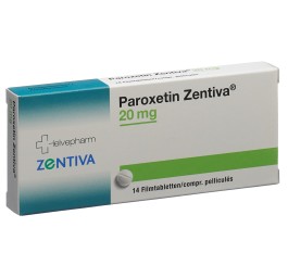 PAROXETIN Zentiva cpr pell 20 mg 14 pce