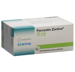 PAROXETIN Zentiva cpr pell 20 mg 98 pce