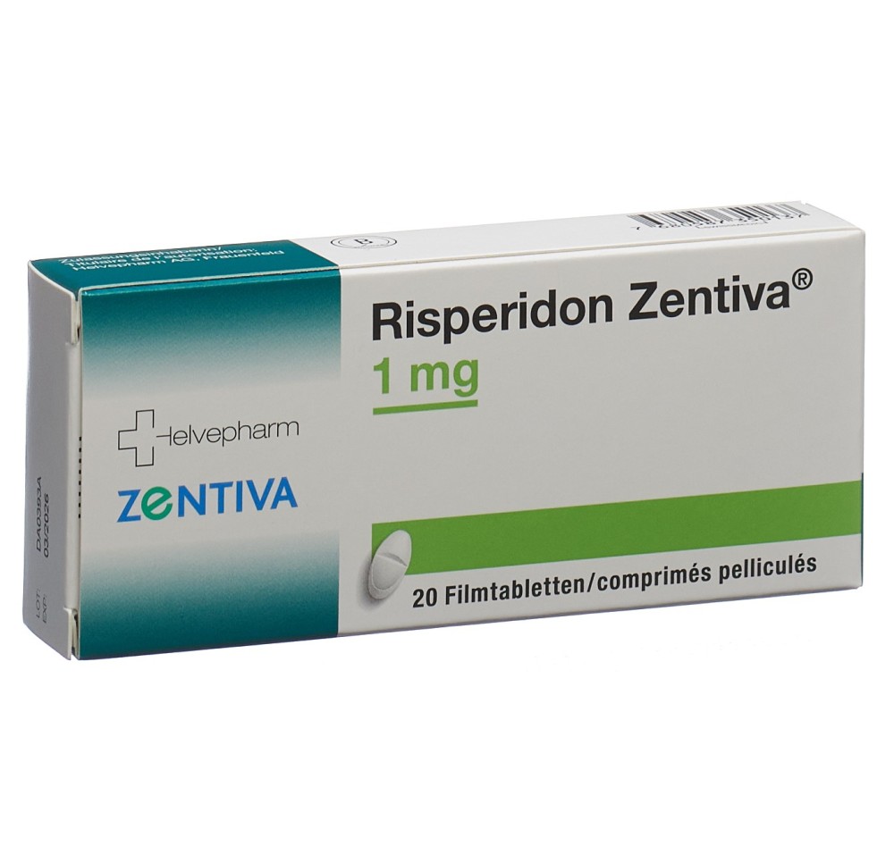 RISPERIDON Zentiva cpr pell 1 mg 20 pce RISPERIDON Zentiva cpr pell 1 mg 20 pce