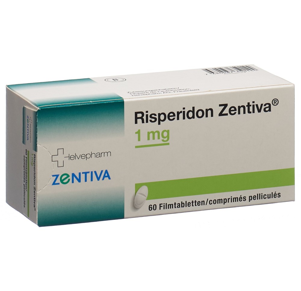 RISPERIDON Zentiva cpr pell 1 mg 60 pce RISPERIDON Zentiva cpr pell 1 mg 60 pce
