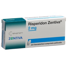 RISPERIDON Zentiva cpr pell 2 mg 20 pce