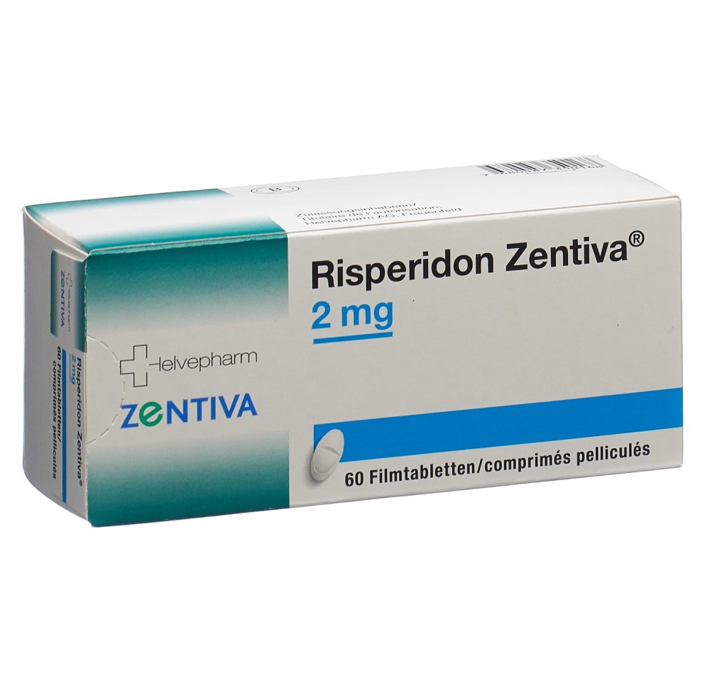 RISPERIDON Zentiva cpr pell 2 mg 60 pce RISPERIDON Zentiva cpr pell 2 mg 60 pce