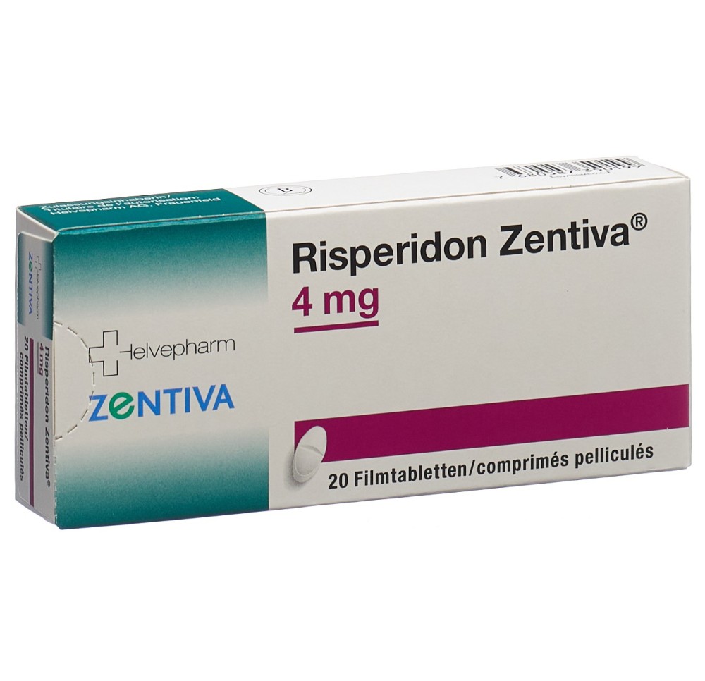 RISPERIDON Zentiva cpr pell 4 mg 20 pce RISPERIDON Zentiva cpr pell 4 mg 20 pce