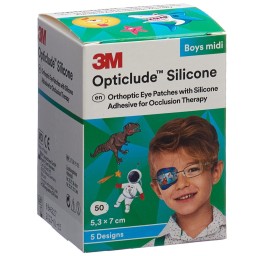 3M OPTICLUDE Sil pansem 5.3x7cm midi bo (n) 50 pce