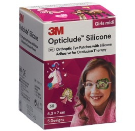 3M OPTICLUDE Sil pansem 5.3x7cm midi gi (n) 50 pce