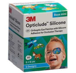 3M OPTICLUDE Sil pansem 5x6cm mini boys (n) 50 pce
