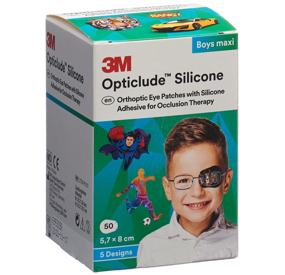 3M OPTICLUDE Sil pansem 5.7x8cm maxi bo (n) 50 pce 3M OPTICLUDE Sil pansem 5.7x8cm maxi bo (n) 50 pce
