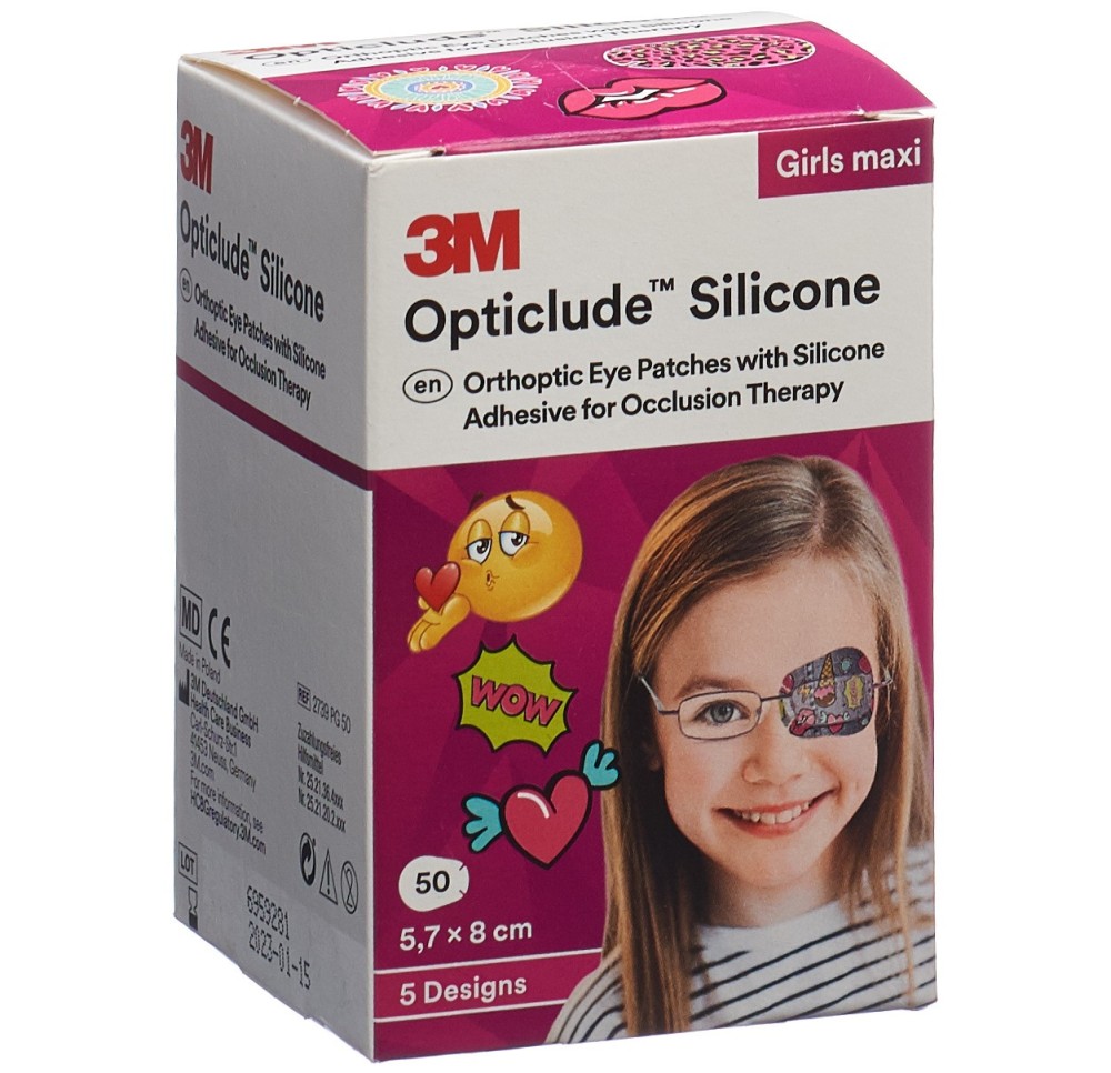 3M OPTICLUDE Sil pansem 5.7x8cm maxi gi (n) 50 pce 3M OPTICLUDE Sil pansem 5.7x8cm maxi gi (n) 50 pce