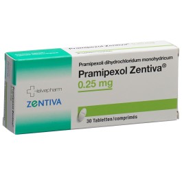 PRAMIPEXOL Zentiva cpr 0.25 mg 30 pce