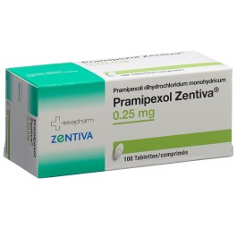 PRAMIPEXOL Zentiva cpr 0.25 mg 100 pce