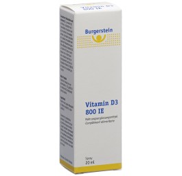 BURGERSTEIN Vitamin D3 800 UI spr 20 ml