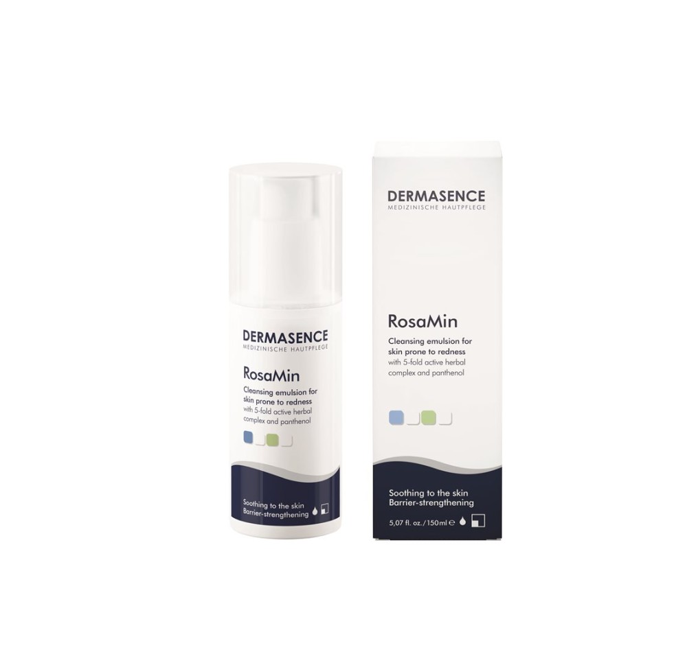 DERMASENCE RosaMin Reinigungsemulsion dist 150 ml
