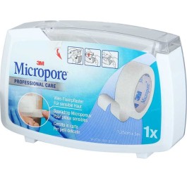 3M MICROPORE VLIES a disp 12.5mmx5m blanc