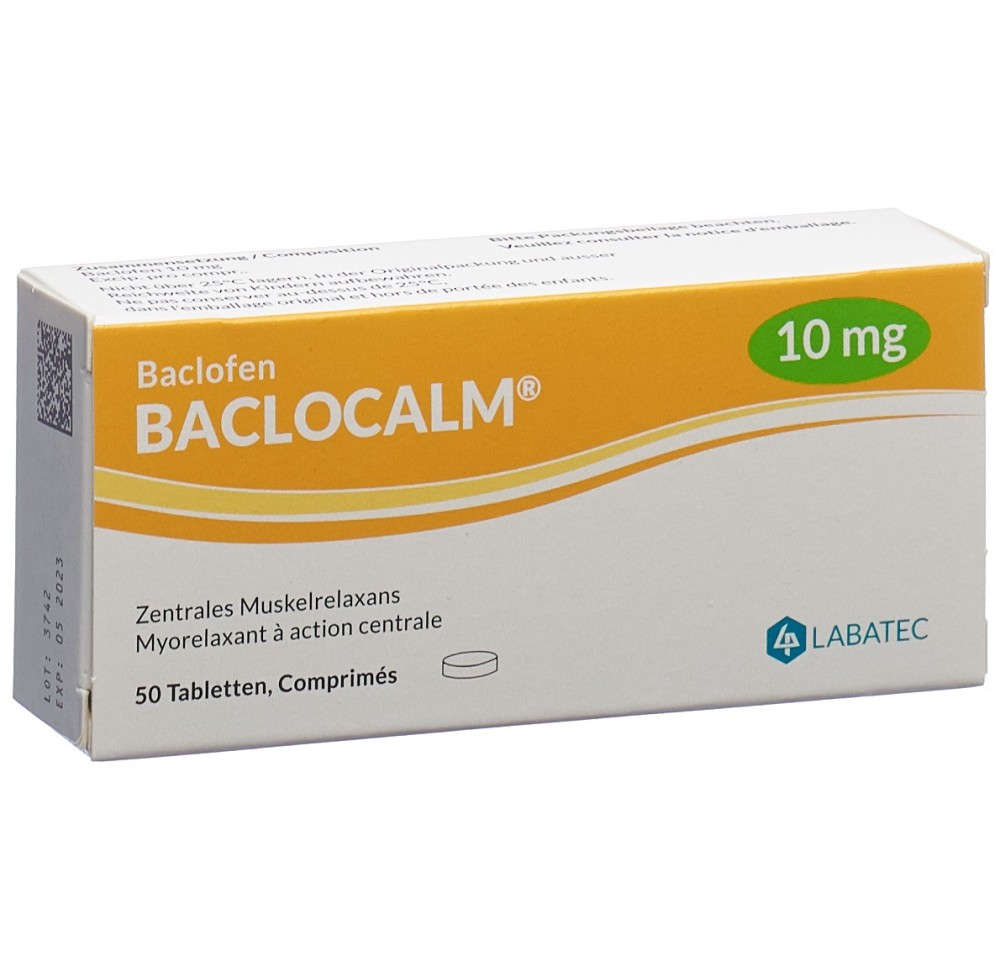 BACLOCALM cpr 10 mg 50 pce BACLOCALM cpr 10 mg 50 pce