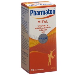 PHARMATON Vital cpr pell fl verre 90 pce