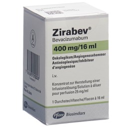 ZIRABEV conc perf 400 mg/16ml vial 16 ml