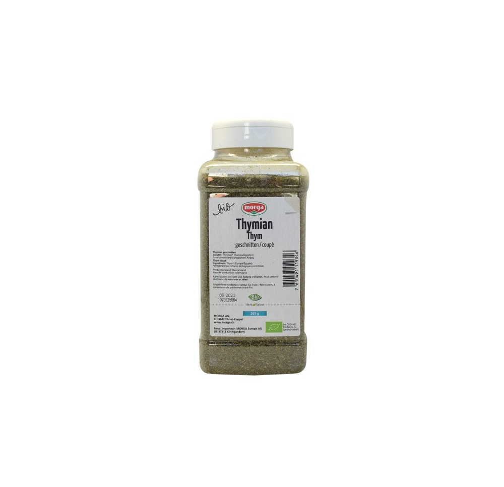 MORGA épice thym coupé bio bte 265 g MORGA épice thym coupé bio bte 265 g