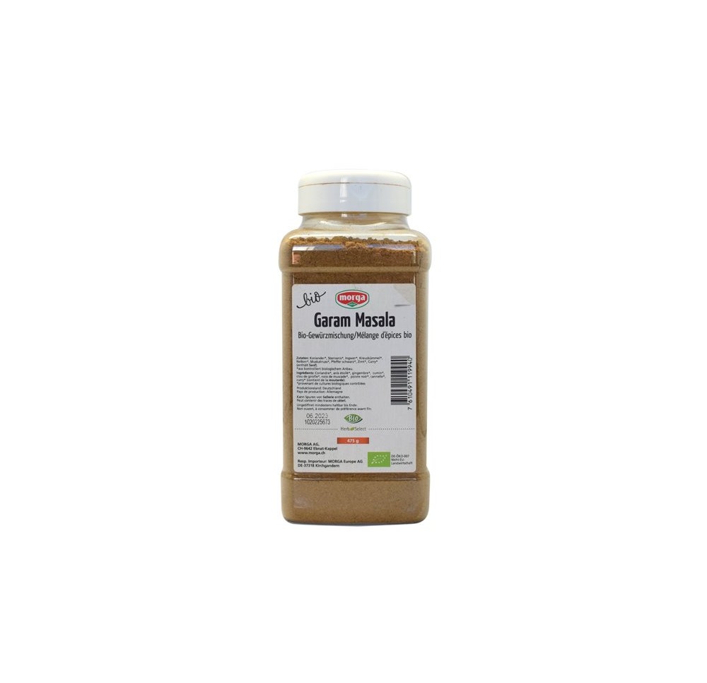 MORGA épice garam masala bio bte 475 g MORGA épice garam masala bio bte 475 g