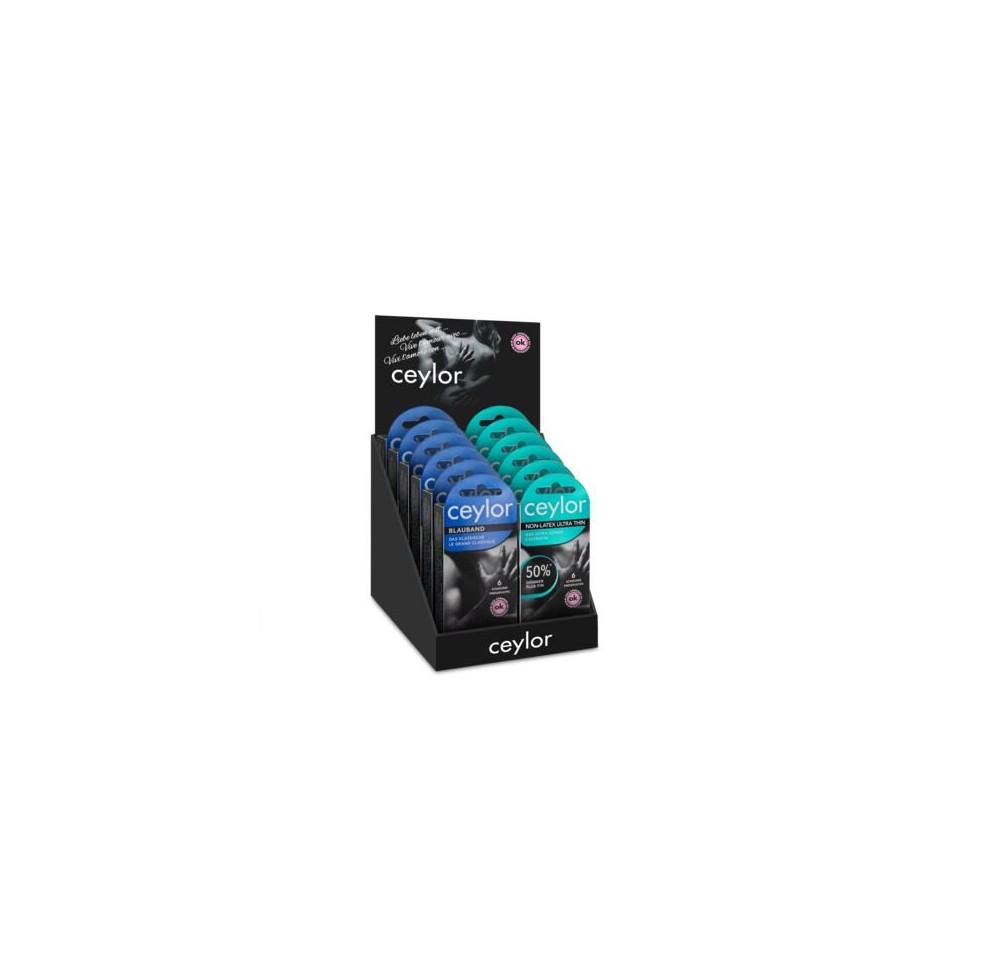 CEYLOR mini display préservatif ass 12 pce