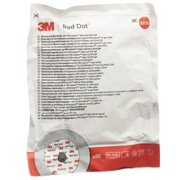 3M RED DOT ECG éléct Micropore ad rond nouv 50 pce