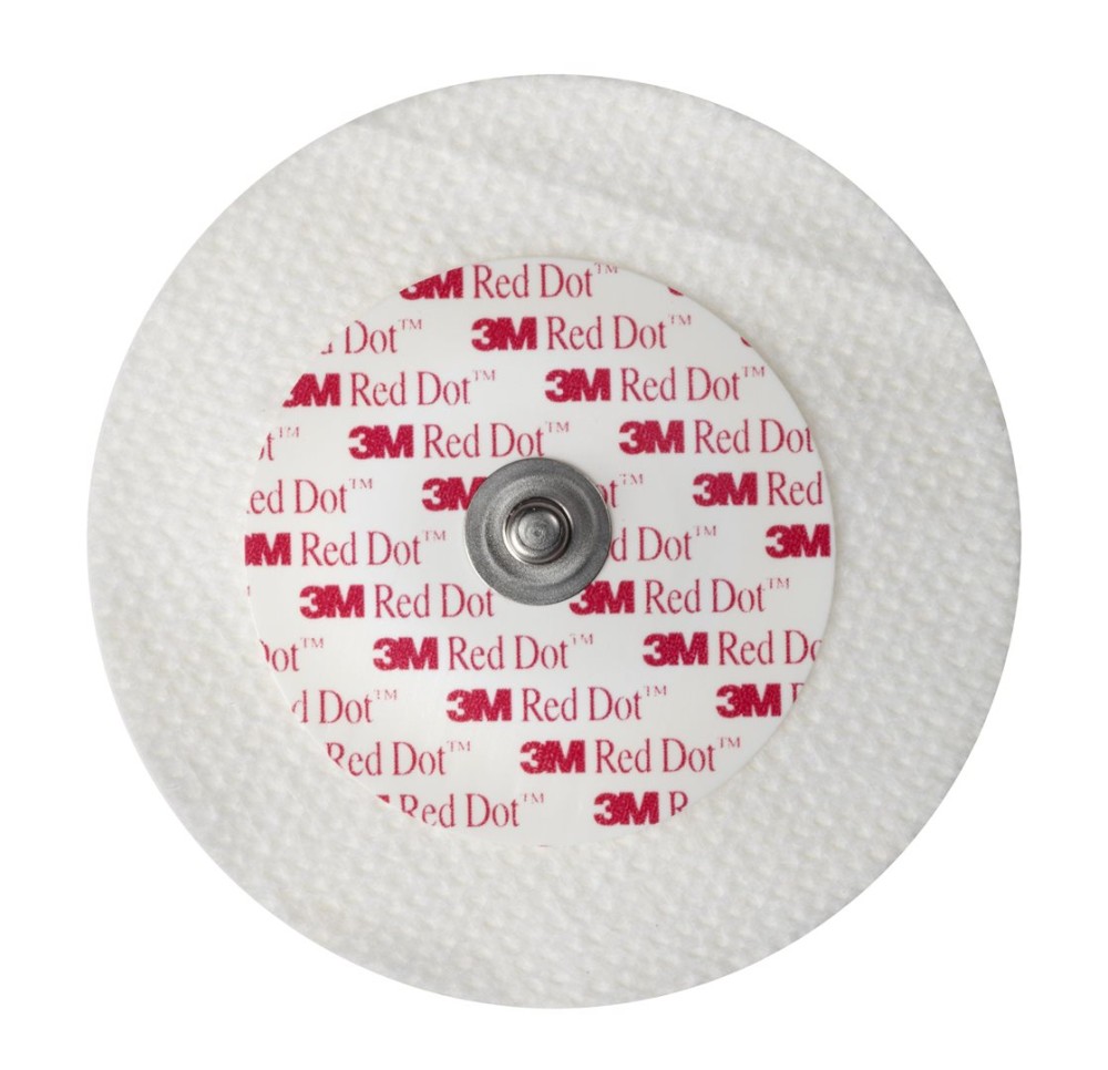 3M RED DOT ECG éléct Sontara ad rond nouv 50 pce