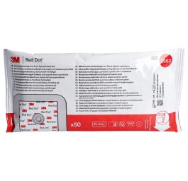 3M RED DOT ECG éléct universelle 50 pce