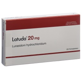LATUDA cpr pell 20 mg 28 pce