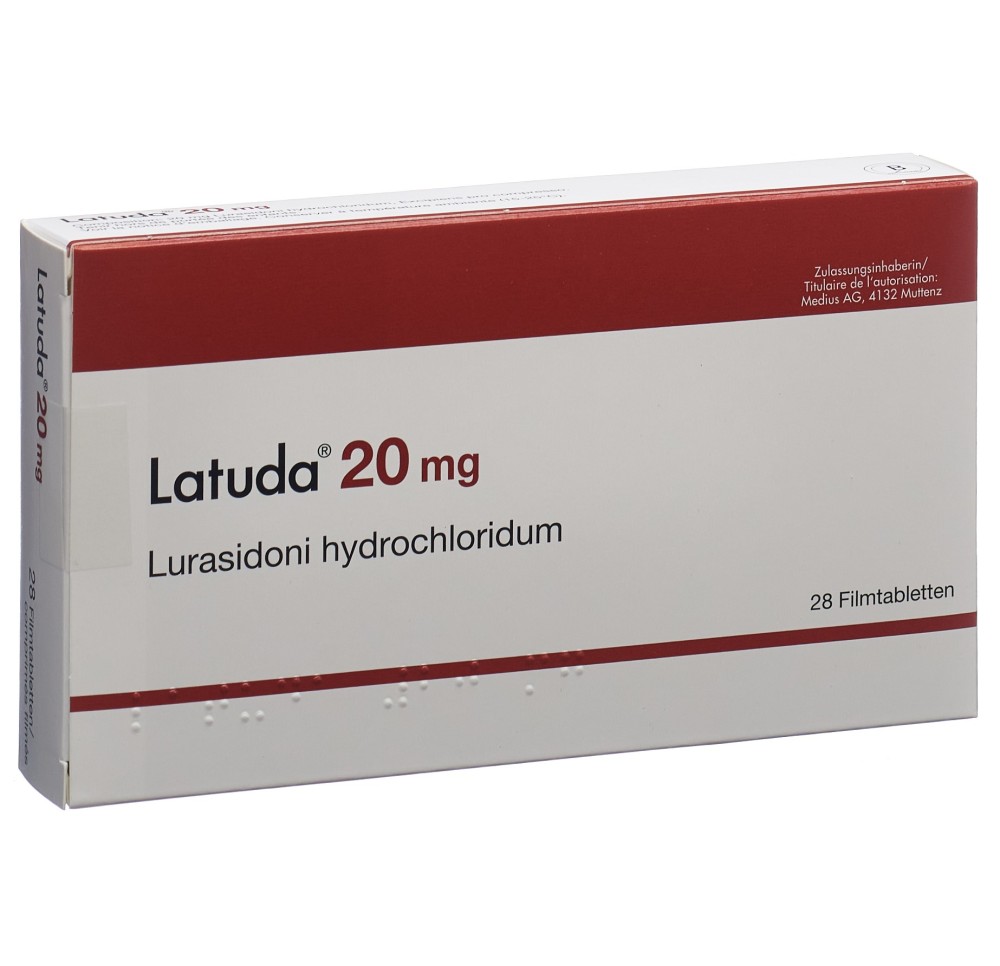 LATUDA cpr pell 20 mg 28 pce
