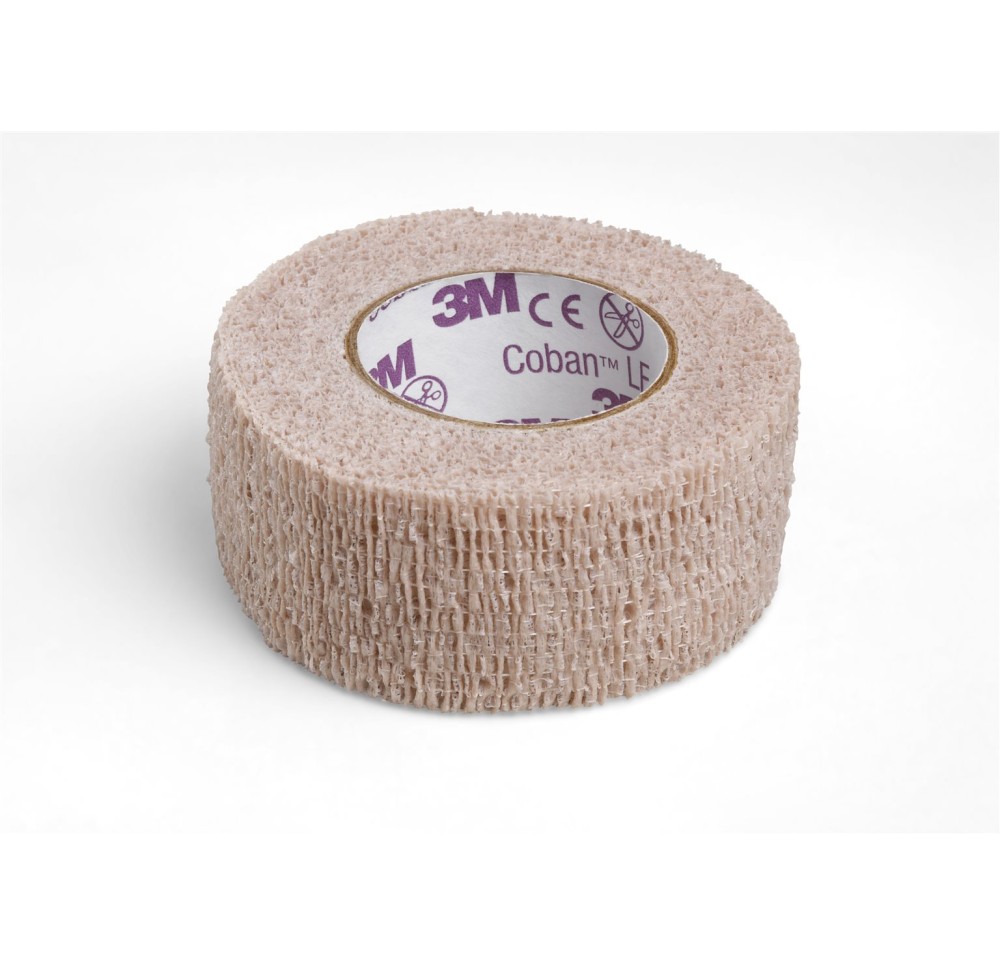 3M COBAN bande adhé 2.5cmx4.5m s lat 30 pce