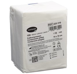 IVF compres pliées typ17 10x10cm 8couche 100 pce