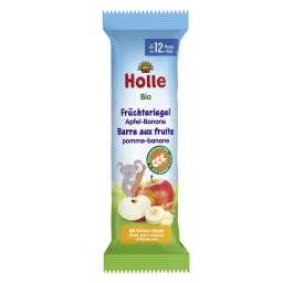 HOLLE barre fruits pomme banane bio 20 x 25 g