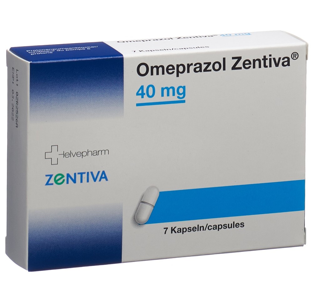 OMEPRAZOL Zentiva caps 40 mg 7 pce OMEPRAZOL Zentiva caps 40 mg 7 pce