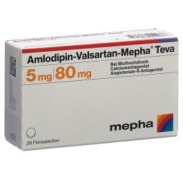 AMLODIPIN VALSARTAN Mepha Teva 5/80mg 28 pce