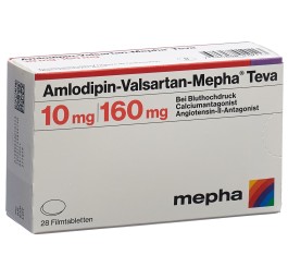 AMLODIPIN VALSARTAN Mepha Teva 10/160mg 28 pce