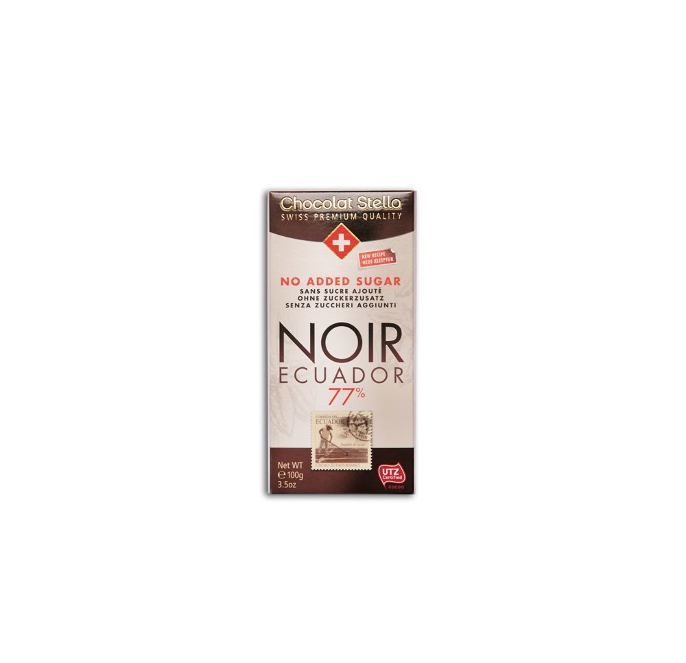 STELLA chocolat noir 77% Ecuador 100 g STELLA chocolat noir 77% Ecuador 100 g