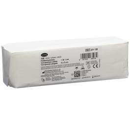 IVF compr pliées T17 5x5cm 12couche 100 pce