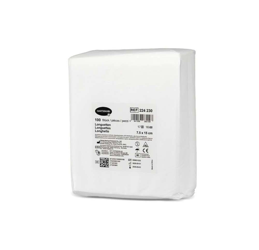 IVF longuette T17 7.5x15cm 16couche 100 pce
